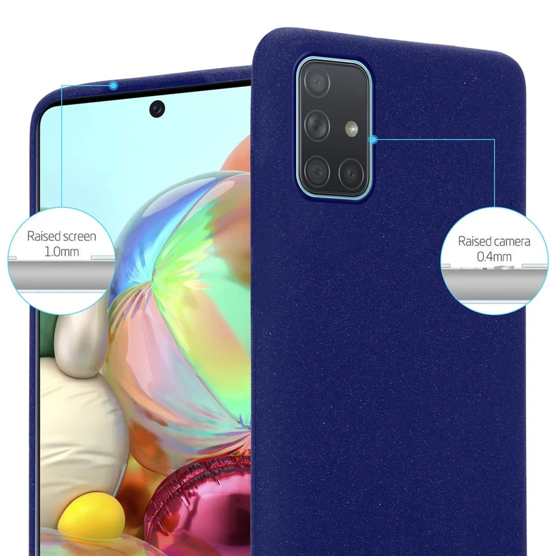 Cadorabo Hülle kompatibel mit Samsung Galaxy A71 4G Schutzhülle aus flexiblem TPU Silikon
