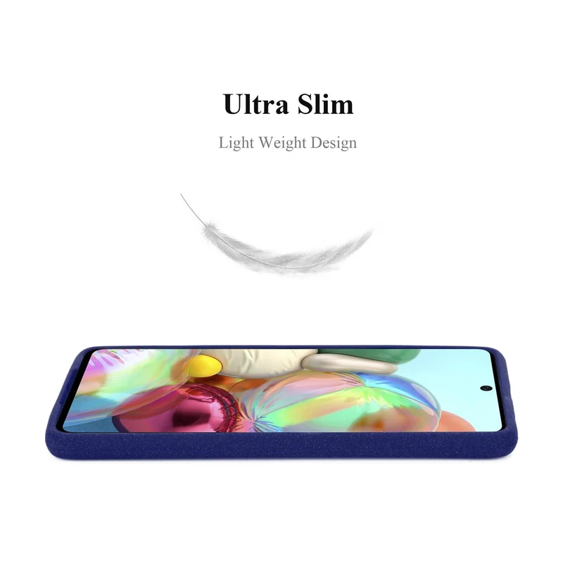 Cadorabo Hülle kompatibel mit Samsung Galaxy A71 4G Schutzhülle aus flexiblem TPU Silikon
