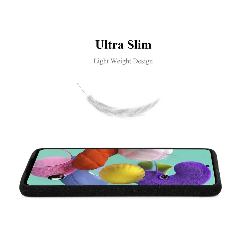 Cadorabo Hülle kompatibel mit Samsung Galaxy A51 5G Schutzhülle aus flexiblem TPU Silikon
