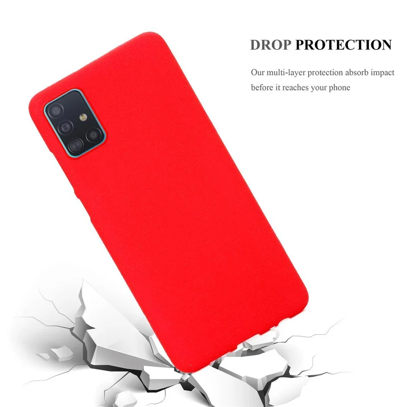 Cadorabo Hülle kompatibel mit Samsung Galaxy A51 5G Schutzhülle aus flexiblem TPU Silikon