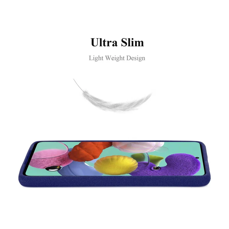 Cadorabo Hülle kompatibel mit Samsung Galaxy A51 5G Schutzhülle aus flexiblem TPU Silikon