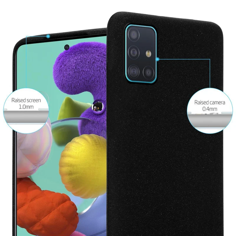 Cadorabo Hülle kompatibel mit Samsung Galaxy A51 4G / M40s Schutzhülle aus flexiblem TPU Silikon