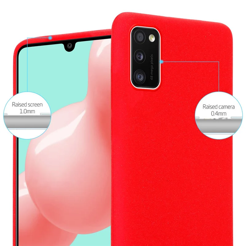 Cadorabo Hülle kompatibel mit Samsung Galaxy A41 Schutzhülle aus flexiblem TPU Silikon