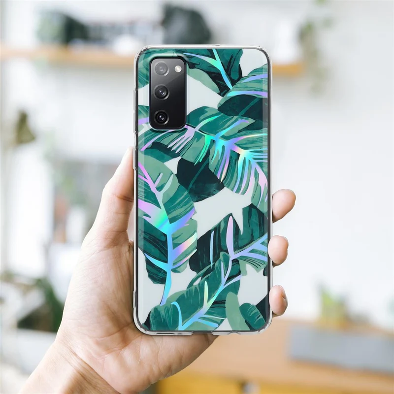 Cadorabo Hülle kompatibel mit Samsung Galaxy S20 FE Schutzhülle aus TPU Silikon mit floralem Muster