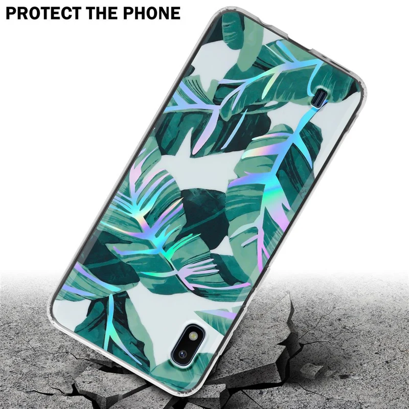 Cadorabo Hülle kompatibel mit Samsung Galaxy A10 / M10 Schutzhülle aus TPU Silikon mit floralem Muster