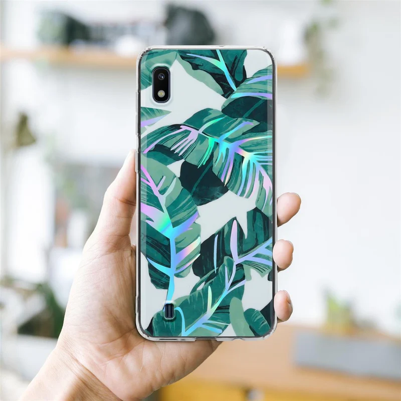 Cadorabo Hülle kompatibel mit Samsung Galaxy A10 / M10 Schutzhülle aus TPU Silikon mit floralem Muster