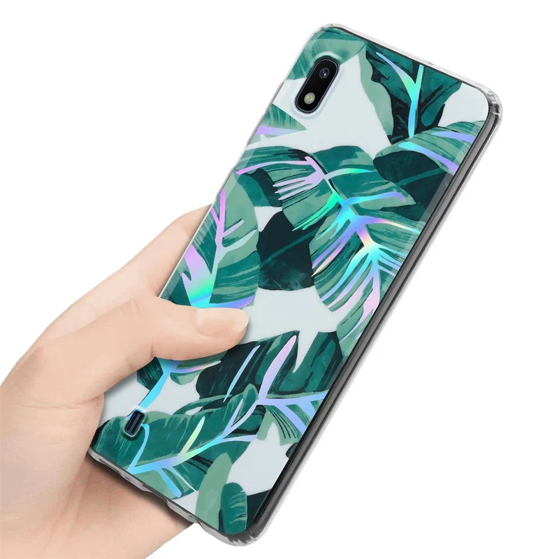 Cadorabo Hülle kompatibel mit Samsung Galaxy A10 / M10 Schutzhülle aus TPU Silikon mit floralem Muster