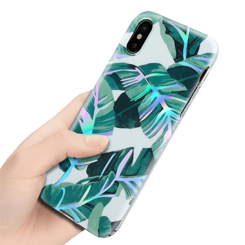 Cadorabo Hülle kompatibel mit Apple iPhone XS MAX Schutzhülle aus TPU Silikon mit floralem Muster