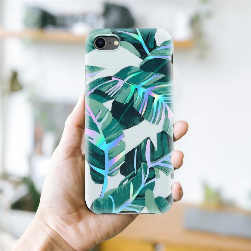 Cadorabo Hülle kompatibel mit Apple iPhone 7 / 7S / 8 / SE 2020 Schutzhülle aus TPU Silikon mit floralem Muster