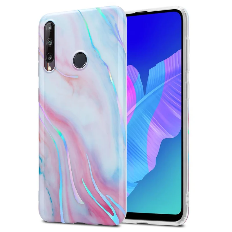 Cadorabo Hülle kompatibel mit Huawei P40 LITE E Schutzhülle aus TPU Silikon mit Muster Mosaik