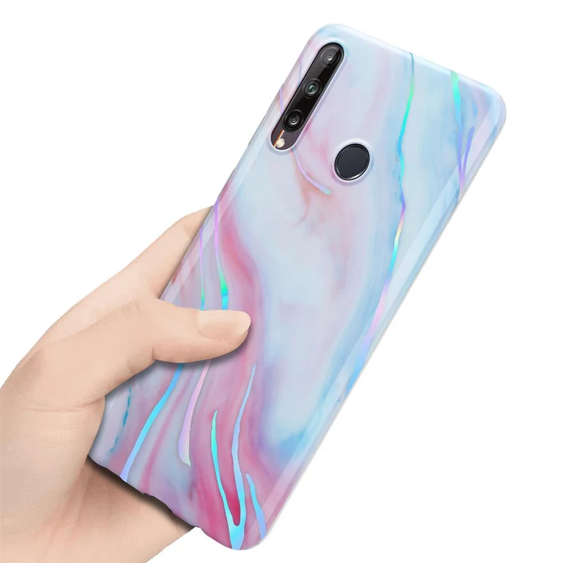 Cadorabo Hülle kompatibel mit Huawei P40 LITE E Schutzhülle aus TPU Silikon mit Muster Mosaik