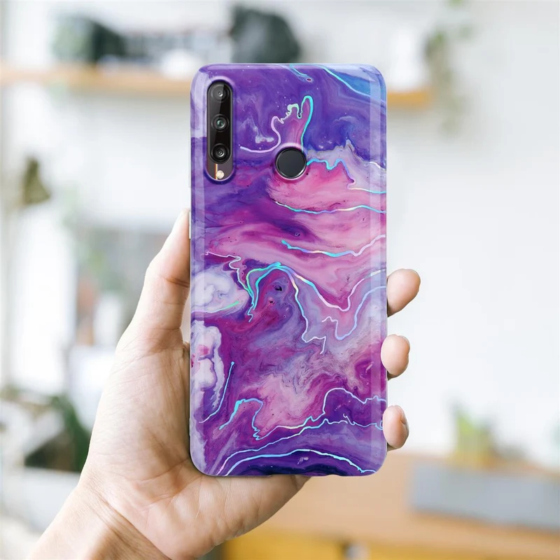 Cadorabo Hülle kompatibel mit Huawei P40 LITE E Schutzhülle aus TPU Silikon mit Muster Mosaik