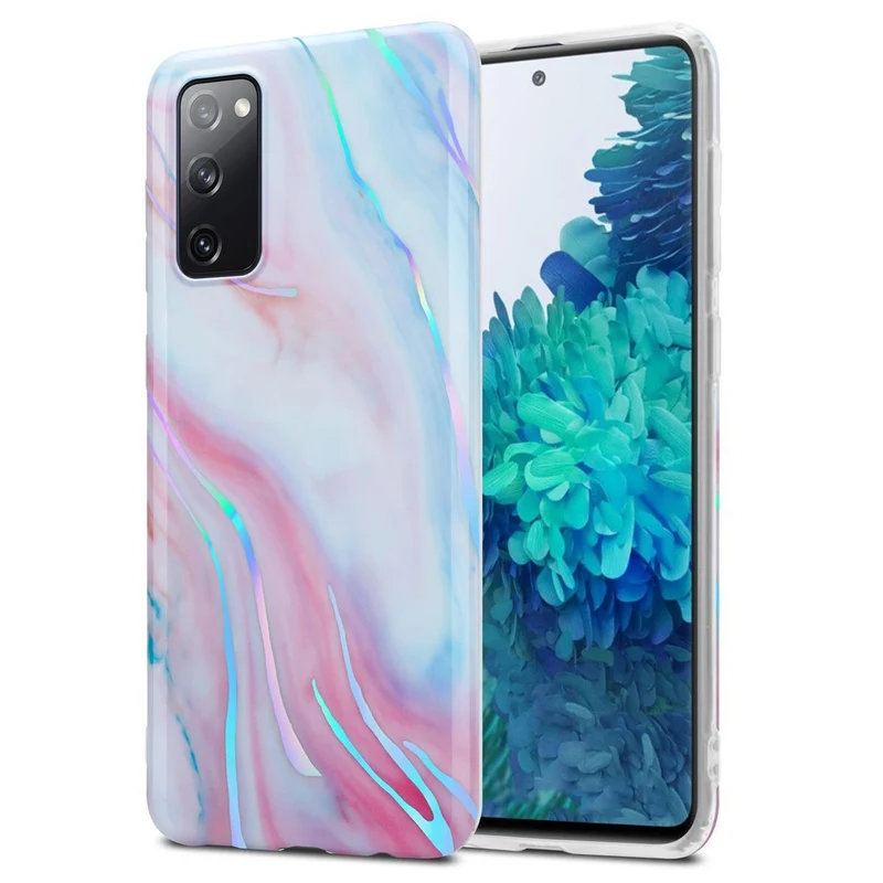 Cadorabo Hülle kompatibel mit Samsung Galaxy S20 FE Schutzhülle aus TPU Silikon mit Muster Mosaik