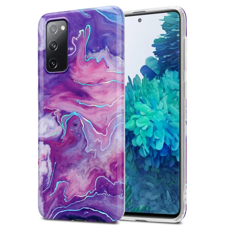 Cadorabo Hülle kompatibel mit Samsung Galaxy S20 FE Schutzhülle aus TPU Silikon mit Muster Mosaik