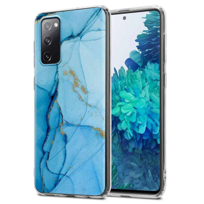 Cadorabo Hülle kompatibel mit Samsung Galaxy S20 FE Schutzhülle aus TPU Silikon mit Muster Mosaik