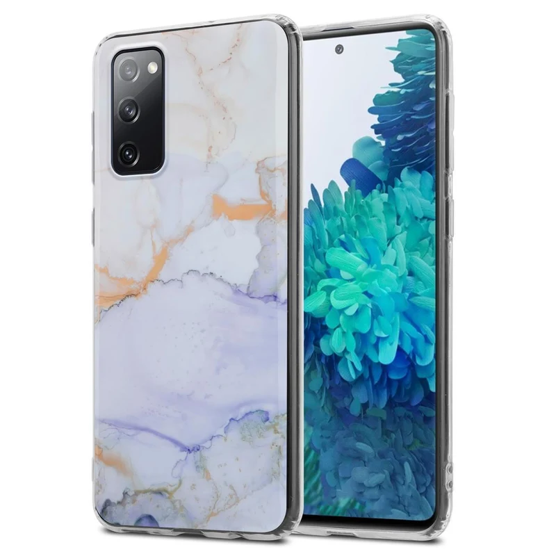 Cadorabo Hülle kompatibel mit Samsung Galaxy S20 FE Schutzhülle aus TPU Silikon mit Muster Mosaik