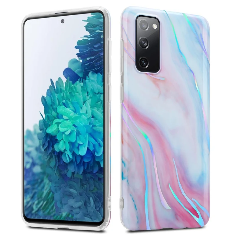 Cadorabo Hülle kompatibel mit Samsung Galaxy S20 FE Schutzhülle aus TPU Silikon mit Muster Mosaik