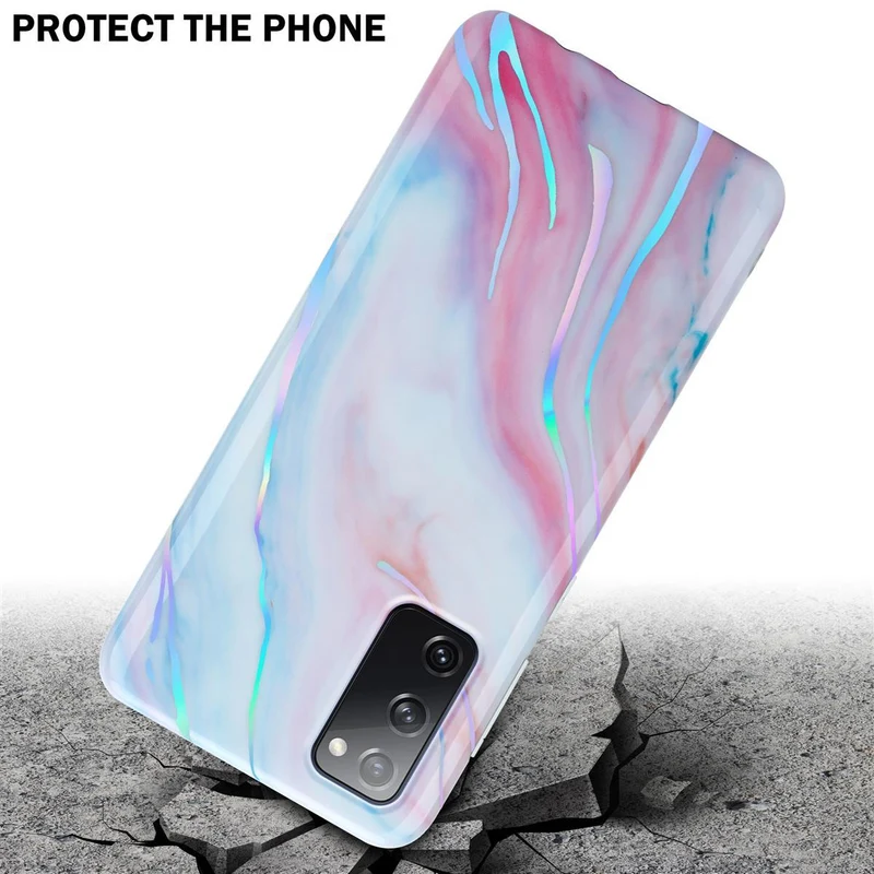 Cadorabo Hülle kompatibel mit Samsung Galaxy S20 FE Schutzhülle aus TPU Silikon mit Muster Mosaik