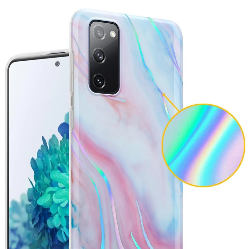 Cadorabo Hülle kompatibel mit Samsung Galaxy S20 FE Schutzhülle aus TPU Silikon mit Muster Mosaik