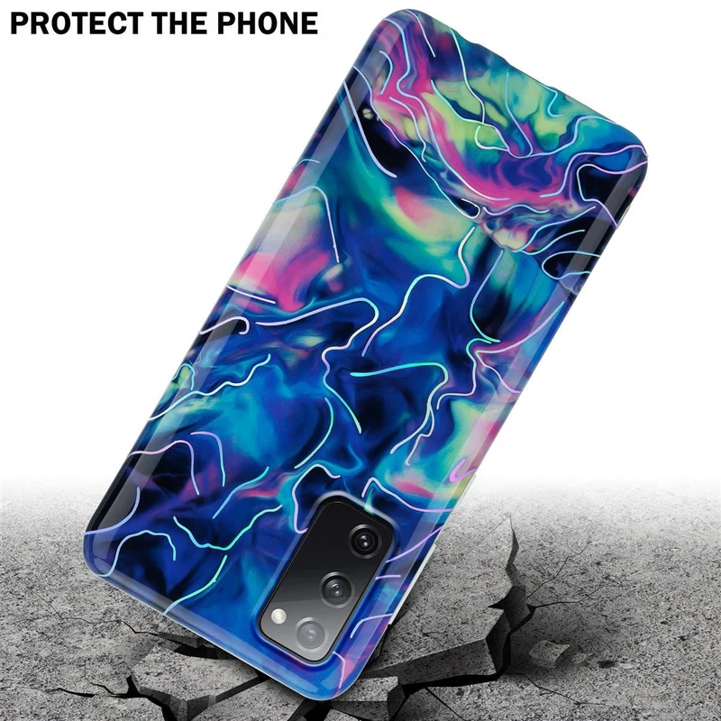 Cadorabo Hülle kompatibel mit Samsung Galaxy S20 FE Schutzhülle aus TPU Silikon mit Muster Mosaik