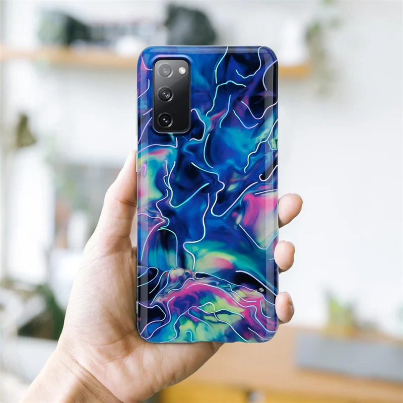 Cadorabo Hülle kompatibel mit Samsung Galaxy S20 FE Schutzhülle aus TPU Silikon mit Muster Mosaik