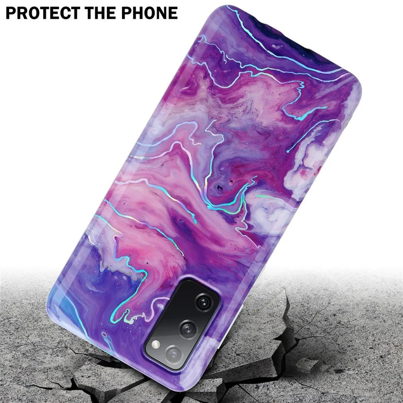 Cadorabo Hülle kompatibel mit Samsung Galaxy S20 FE Schutzhülle aus TPU Silikon mit Muster Mosaik