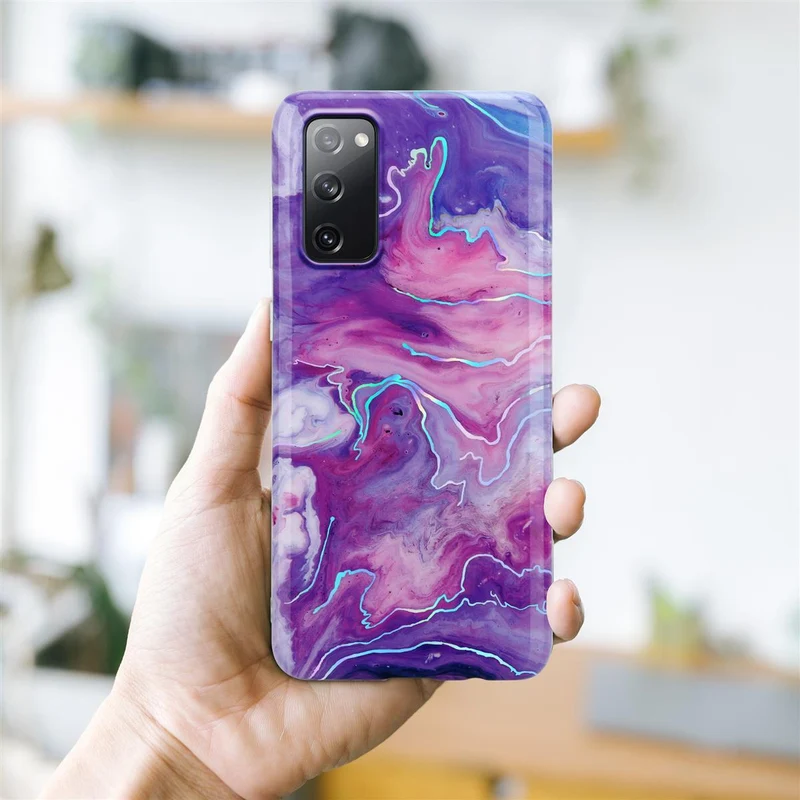 Cadorabo Hülle kompatibel mit Samsung Galaxy S20 FE Schutzhülle aus TPU Silikon mit Muster Mosaik
