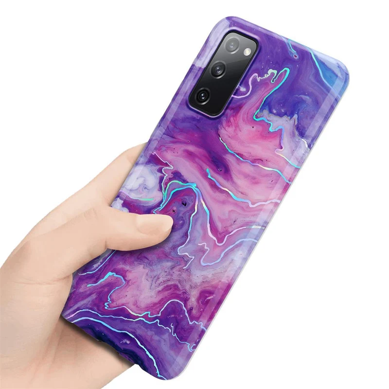 Cadorabo Hülle kompatibel mit Samsung Galaxy S20 FE Schutzhülle aus TPU Silikon mit Muster Mosaik
