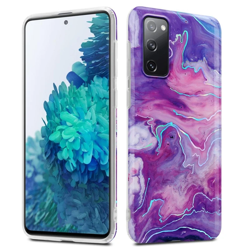 Cadorabo Hülle kompatibel mit Samsung Galaxy S20 FE Schutzhülle aus TPU Silikon mit Muster Mosaik