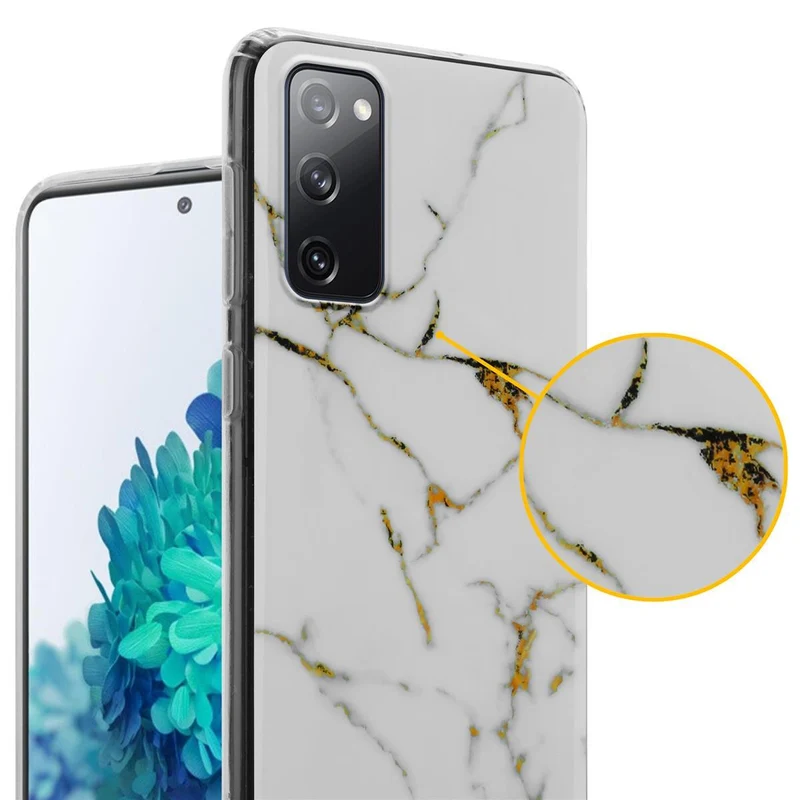 Cadorabo Hülle kompatibel mit Samsung Galaxy S20 FE Schutzhülle aus TPU Silikon mit Muster Mosaik