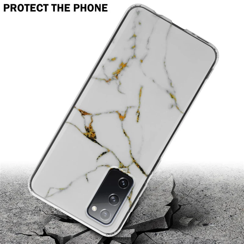 Cadorabo Hülle kompatibel mit Samsung Galaxy S20 FE Schutzhülle aus TPU Silikon mit Muster Mosaik