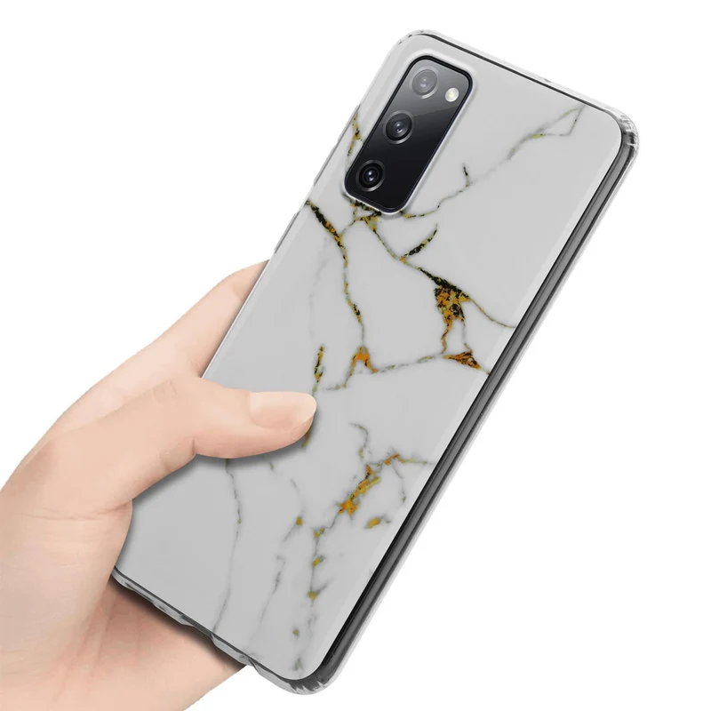 Cadorabo Hülle kompatibel mit Samsung Galaxy S20 FE Schutzhülle aus TPU Silikon mit Muster Mosaik