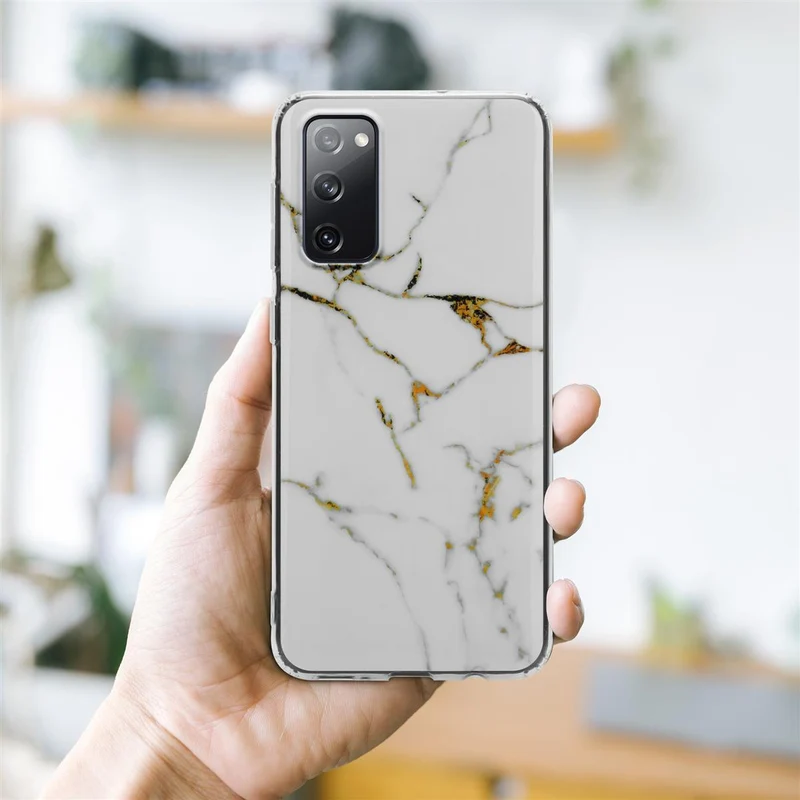 Cadorabo Hülle kompatibel mit Samsung Galaxy S20 FE Schutzhülle aus TPU Silikon mit Muster Mosaik