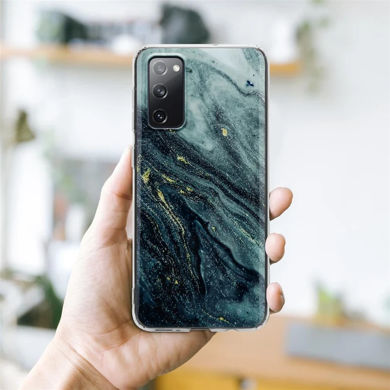 Cadorabo Hülle kompatibel mit Samsung Galaxy S20 FE Schutzhülle aus TPU Silikon mit Muster Mosaik