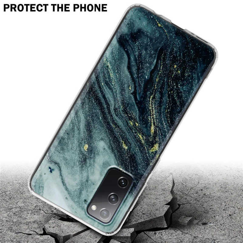Cadorabo Hülle kompatibel mit Samsung Galaxy S20 FE Schutzhülle aus TPU Silikon mit Muster Mosaik