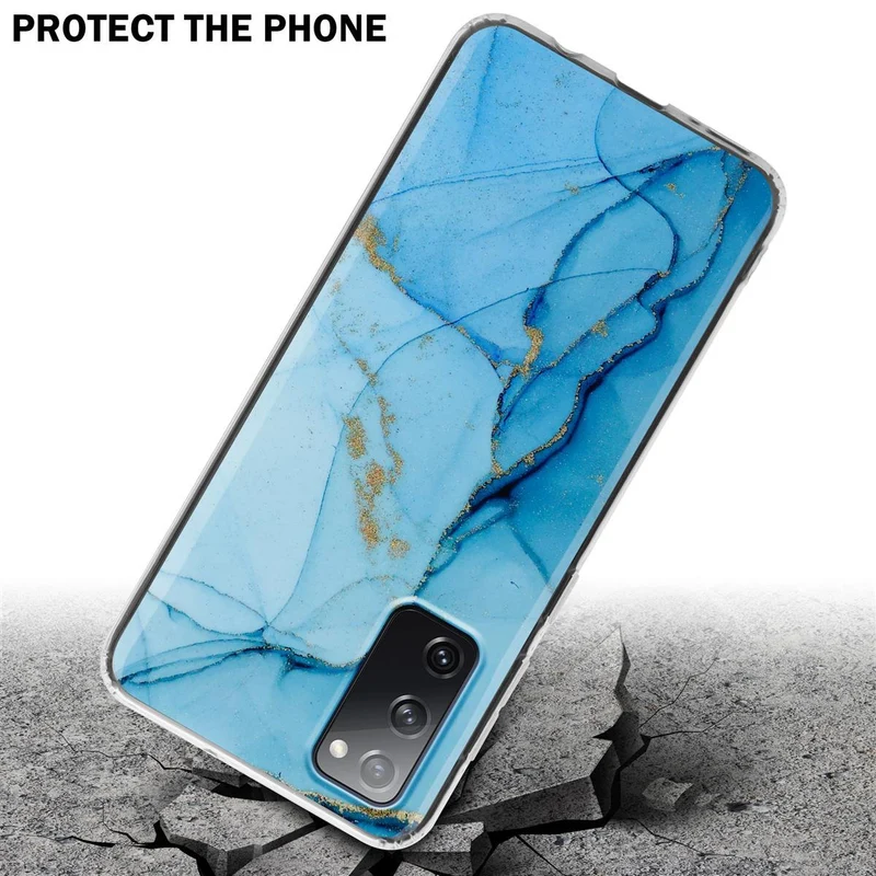 Cadorabo Hülle kompatibel mit Samsung Galaxy S20 FE Schutzhülle aus TPU Silikon mit Muster Mosaik