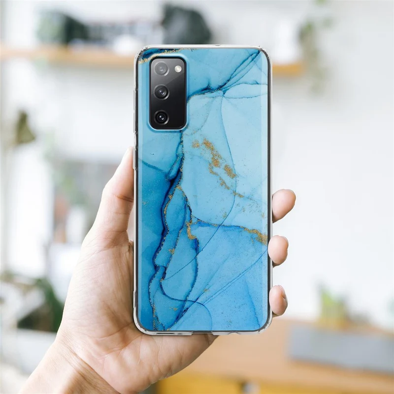 Cadorabo Hülle kompatibel mit Samsung Galaxy S20 FE Schutzhülle aus TPU Silikon mit Muster Mosaik