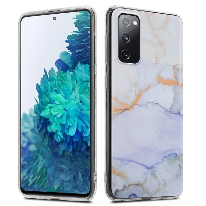 Cadorabo Hülle kompatibel mit Samsung Galaxy S20 FE Schutzhülle aus TPU Silikon mit Muster Mosaik
