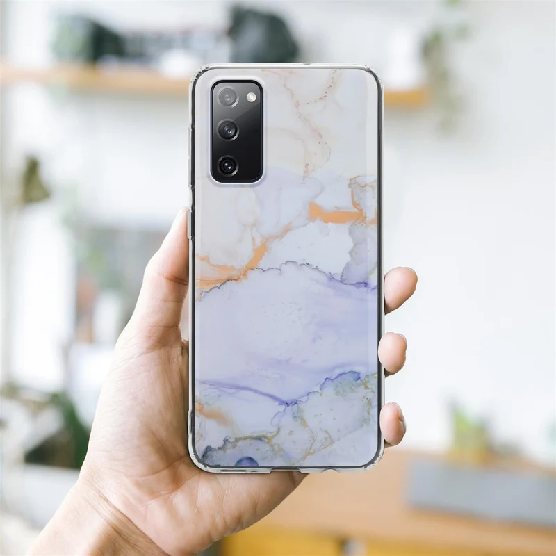 Cadorabo Hülle kompatibel mit Samsung Galaxy S20 FE Schutzhülle aus TPU Silikon mit Muster Mosaik