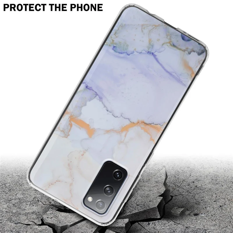 Cadorabo Hülle kompatibel mit Samsung Galaxy S20 FE Schutzhülle aus TPU Silikon mit Muster Mosaik