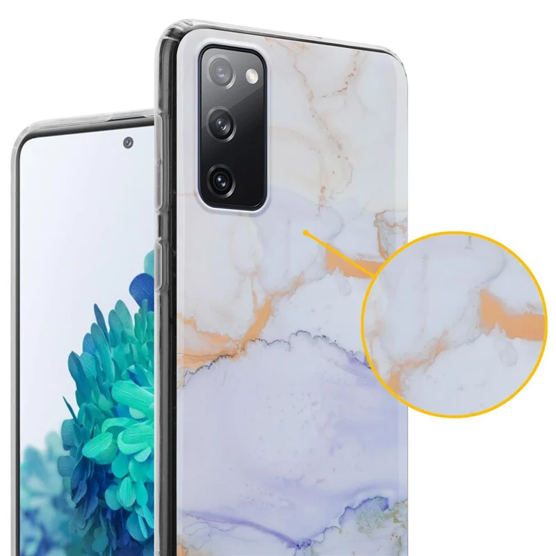 Cadorabo Hülle kompatibel mit Samsung Galaxy S20 FE Schutzhülle aus TPU Silikon mit Muster Mosaik