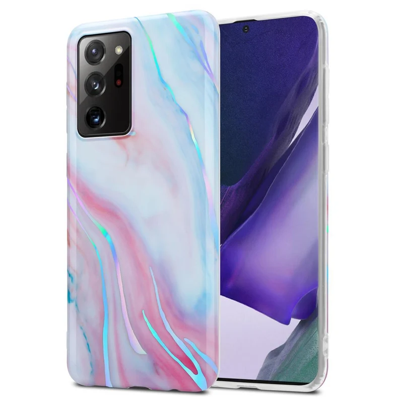 Cadorabo Hülle kompatibel mit Samsung Galaxy NOTE 20 ULTRA Schutzhülle aus TPU Silikon mit Muster Mosaik