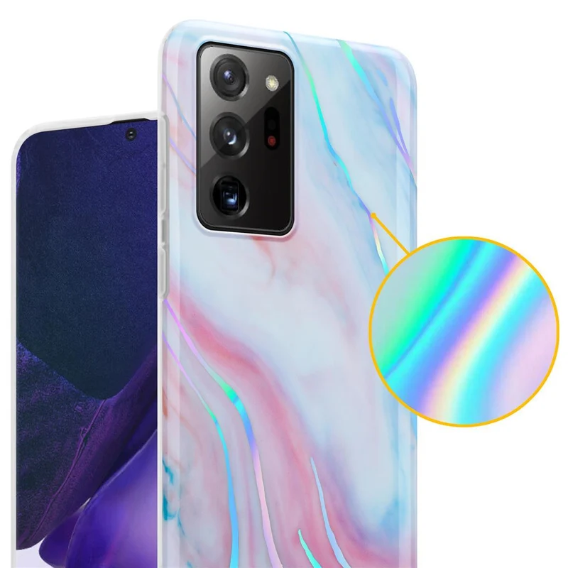 Cadorabo Hülle kompatibel mit Samsung Galaxy NOTE 20 ULTRA Schutzhülle aus TPU Silikon mit Muster Mosaik