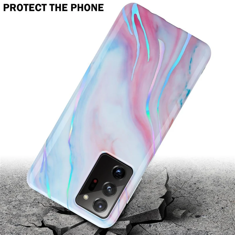 Cadorabo Hülle kompatibel mit Samsung Galaxy NOTE 20 ULTRA Schutzhülle aus TPU Silikon mit Muster Mosaik