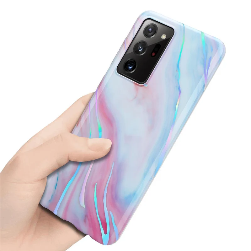 Cadorabo Hülle kompatibel mit Samsung Galaxy NOTE 20 ULTRA Schutzhülle aus TPU Silikon mit Muster Mosaik