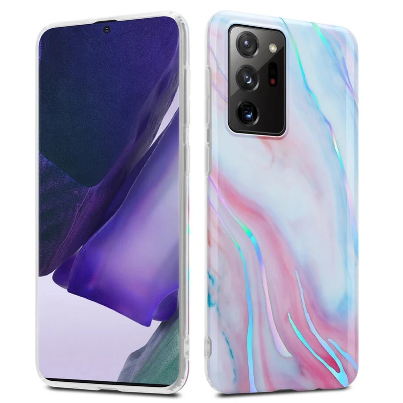 Cadorabo Hülle kompatibel mit Samsung Galaxy NOTE 20 ULTRA Schutzhülle aus TPU Silikon mit Muster Mosaik