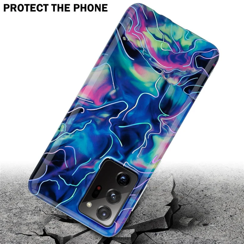 Cadorabo Hülle kompatibel mit Samsung Galaxy NOTE 20 ULTRA Schutzhülle aus TPU Silikon mit Muster Mosaik