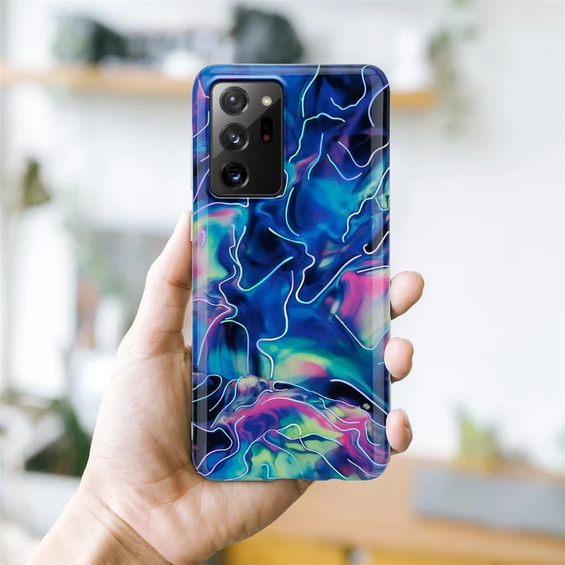 Cadorabo Hülle kompatibel mit Samsung Galaxy NOTE 20 ULTRA Schutzhülle aus TPU Silikon mit Muster Mosaik