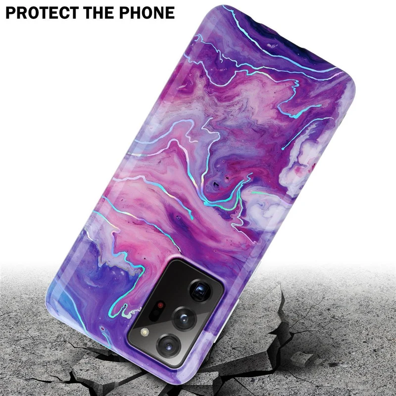 Cadorabo Hülle kompatibel mit Samsung Galaxy NOTE 20 ULTRA Schutzhülle aus TPU Silikon mit Muster Mosaik