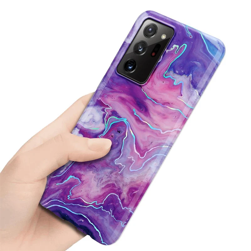 Cadorabo Hülle kompatibel mit Samsung Galaxy NOTE 20 ULTRA Schutzhülle aus TPU Silikon mit Muster Mosaik
